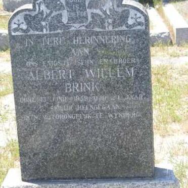 BRINK Albert Willem -1958