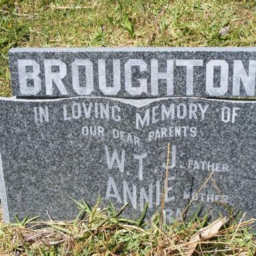 BROUGHTON W.T.J. &amp; Annie