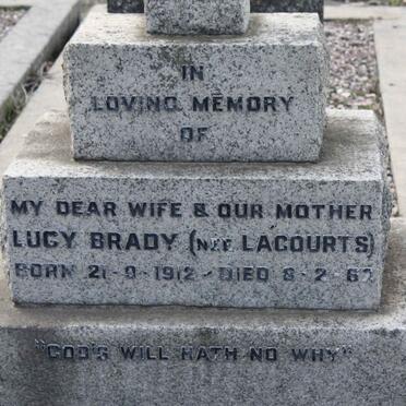 BRADY Lucy nee LACOURTS 1912-1967