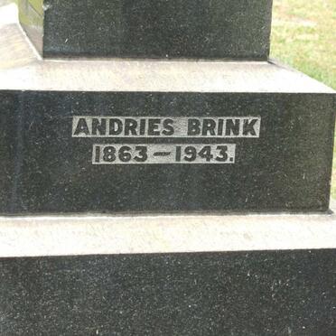 BRINK Andries 1863-1943