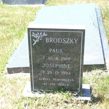 BRODSZKY Paul -1992 &amp; Josephine -1994