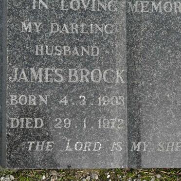 BROCK James 1903-1972
