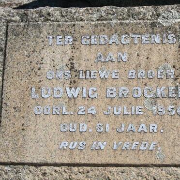 BROCKER Ludwig -1956