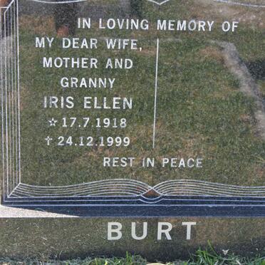 BURT Iris Ellen 1918-1999