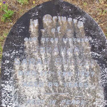 BURGER Johanna Sarah -1927