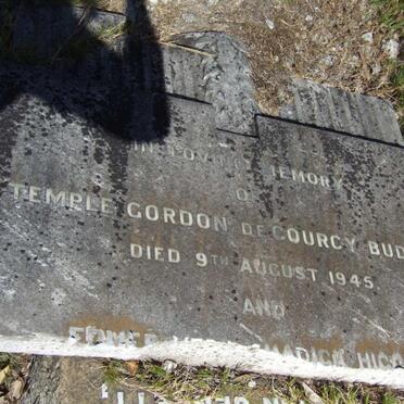 BUDGEN Temple Gordon De Courcy -1945 :: HIGGINS Edmee ??adick