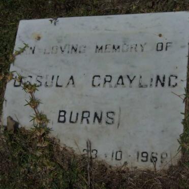 BURNS Ursula Grayling -1968