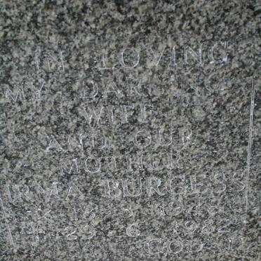 BURGESS Irma 1948-1982