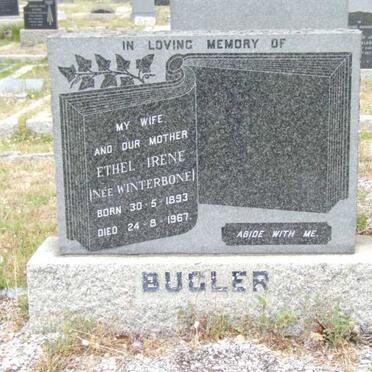 BUGLER Ethel Irene nee WINTERBONE 1893-1967