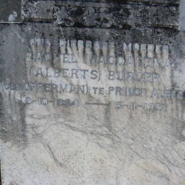 BURGER Rachel Magdalena nee OPPERMAN 1884-1957