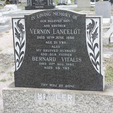 BUTLER Bernard Vitalis -1965 :: BUTLER Vernon Lancelot -1950