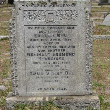 BYL Edward -1951 &amp; Emma Violet -1965 :: HENDRIKSE Reginald Desmond -1952