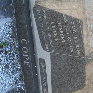 COPE Herbert George 1901-1963