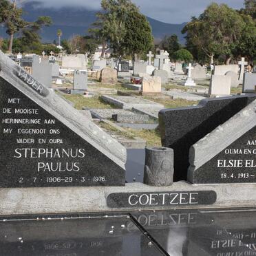 COETZEE Stephanus Paulus 1906-1976 &amp; Elsie Elizabeth 1913-2005