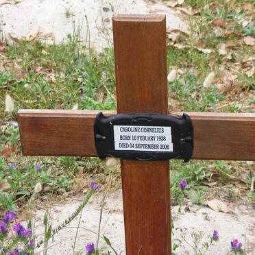 CORNELIUS Caroline 1938-2006