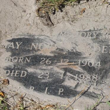 CORDER May Noel 1904-1988