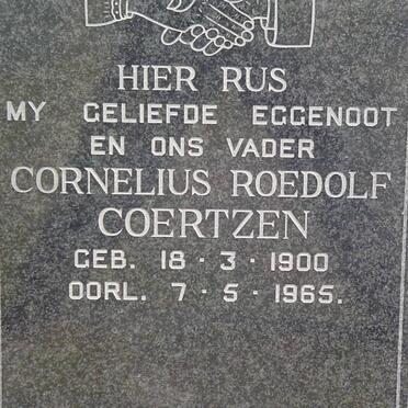 COERTZEN Cornelous Roedolf 1900-1965