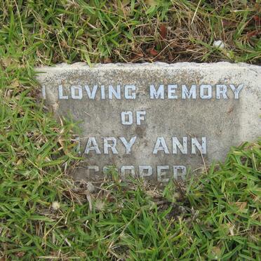 COOPER Mary Ann