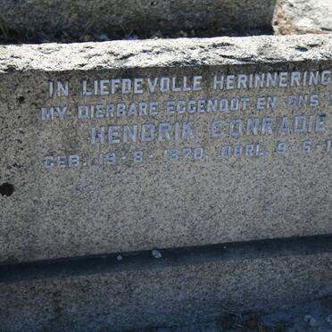 CONRADIE Hendrik 1870-1951