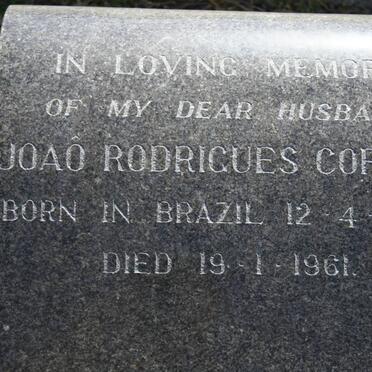 CORREIA Joaô Rodrigues 1899-1961