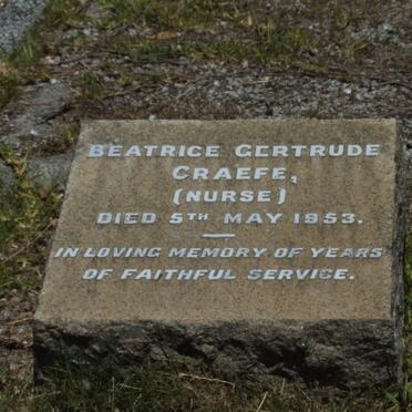 CRAEFE Beatrice Gertrude -1953