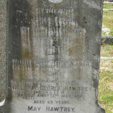 CATLIN James -1921 :: HAWTREY Willem George -1945 &amp; May -1981