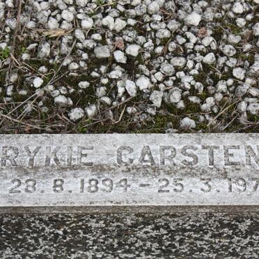 CARSTENS Rykie 1894-1976
