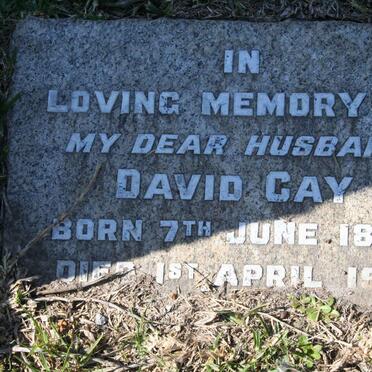 CAY David 1882-1951