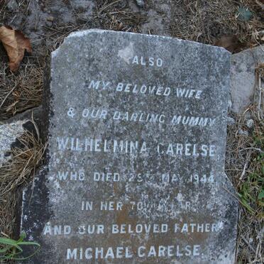 CARELSE Michael -1953 &amp; Wilhelmina -1944
