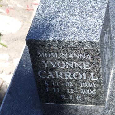 CARROLL Yvonne 1930-2006