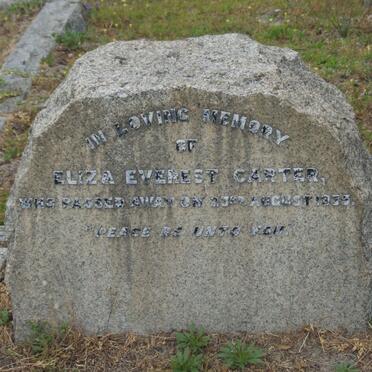 CARTER Eliza Everest -1935
