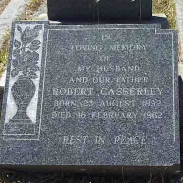 CASSERLEY Robert 1892-1962