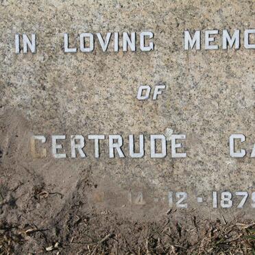 CAY Gertrude 1879-