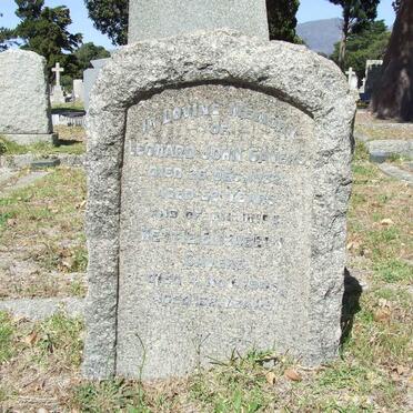 CAVERS Leonard John -1932 &amp; Nettie Elizabeth -1945