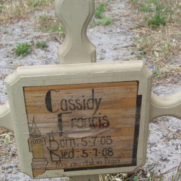 CASSIDY Francis 2008-2008