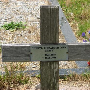 CERFF Cheryl Elizabeth Ann 1957-2001