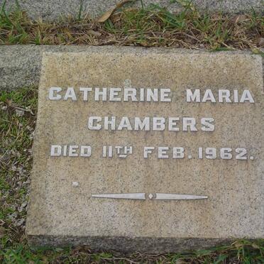 CHAMBERS Catherine Maria -1962