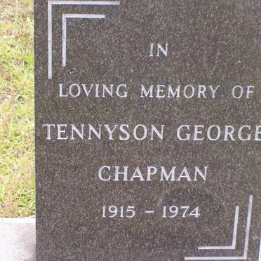 CHAPMAN Tennyson George 1915-1974