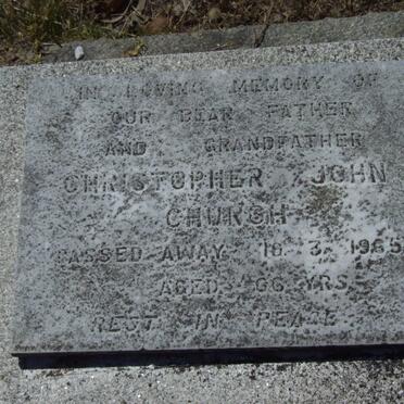 CHURCH Christopher John -1965