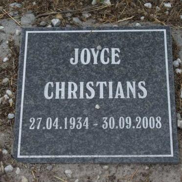 CHRISTIANS Joyce 1934-2008