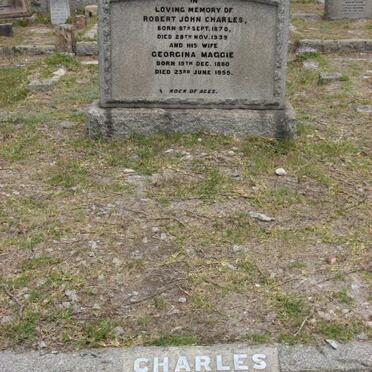 CHARLES Robert John 1870-1939 &amp; Georgina Maggie 1880-1955