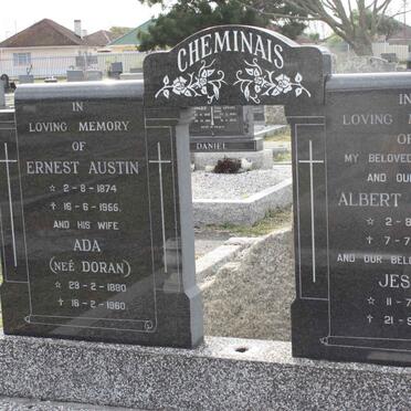 CHEMINAIS Ernest Austin 1874-1955 &amp; Ada DORAN 1880-1960 :: CHEMINALS Albert 1902-1984 &amp; Jessie 1902-1987