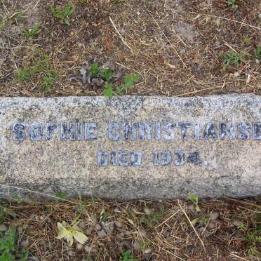 CHRISTIANSEN Sophie -1934