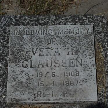 CLAUSSEN Vera H. 1908-1987