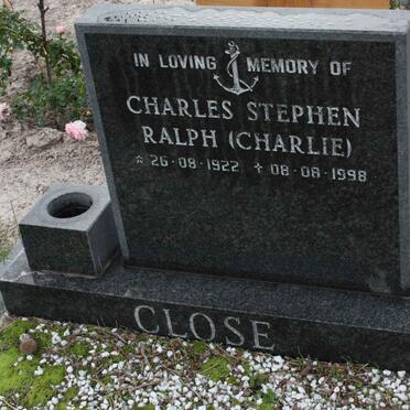 CLOSE Charles Stephen Ralph 1922-1998