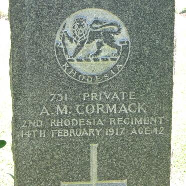 CORMACK A.M. -1917