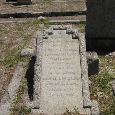 DAVIDSON Joseph 1876-1943 &amp; Elspet 1879-1956