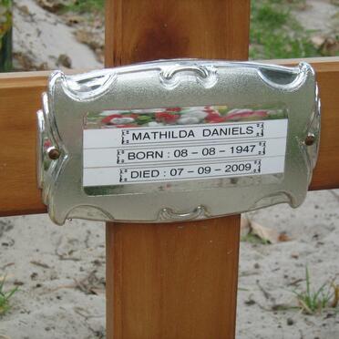 DANIELS Mathilda 1947-2009