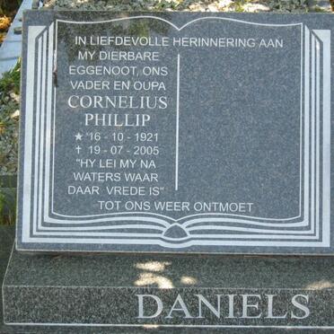 DANIELS Cornelius Phillip 1921-2005