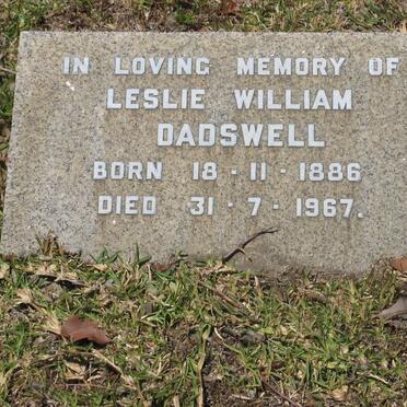 DADSWELL Leslie William 1886-1967